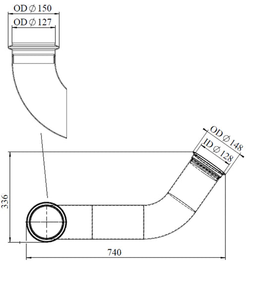 Tubo per DAF - 17100