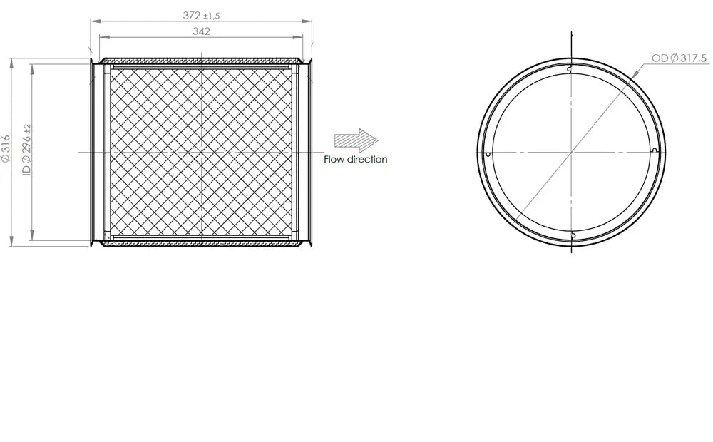 Silenziatore Insert per Dennis - 1JI000