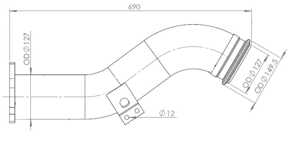 Tubo per DAF - 21273