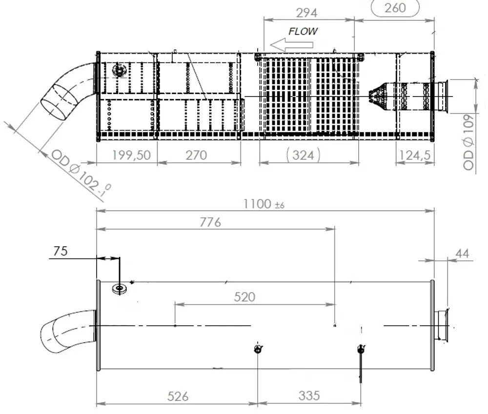 Silenziatore con SCR per DAF - 21454