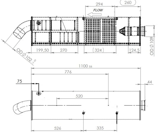 Silenziatore con SCR per DAF - 21454
