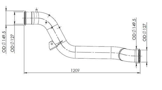 Tubo per DAF - 21511