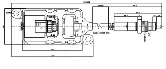 Sensore NOx per DAF - 22028
