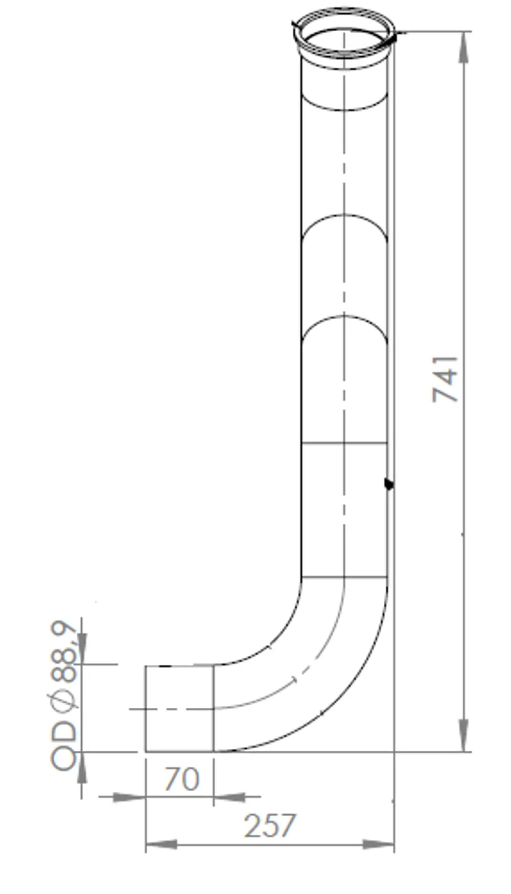 Tubo per DAF - 22137