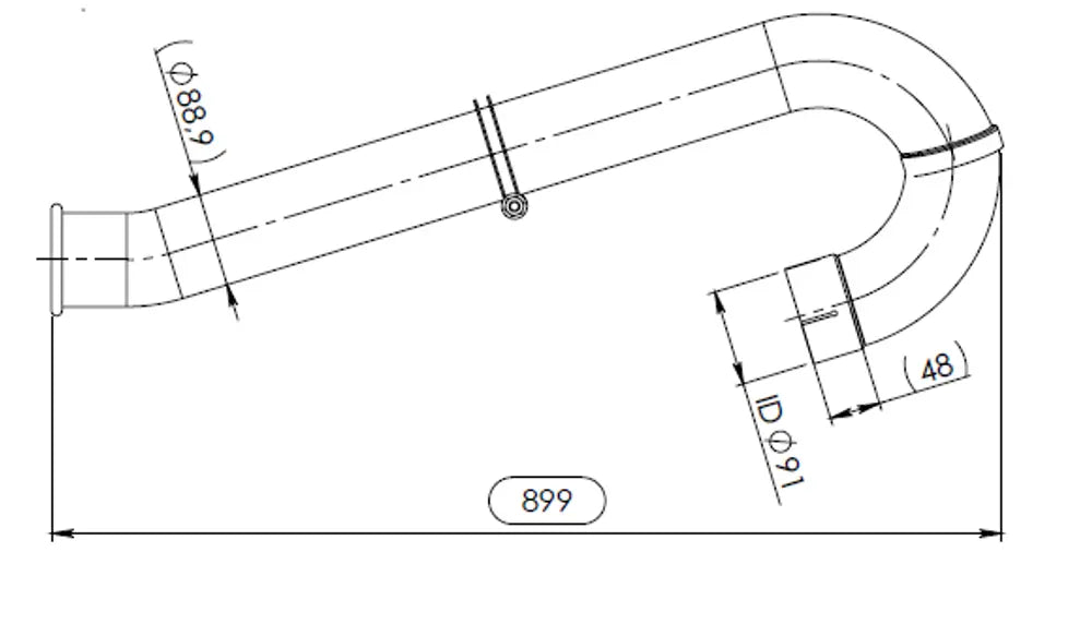 Tubo per DAF - 22628