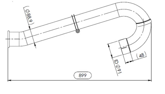 Tubo per DAF - 22628