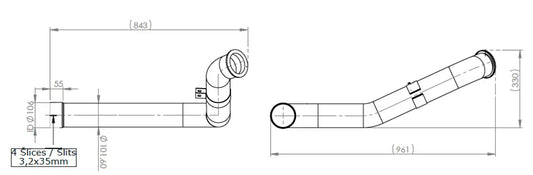Tubo per DAF - 22636