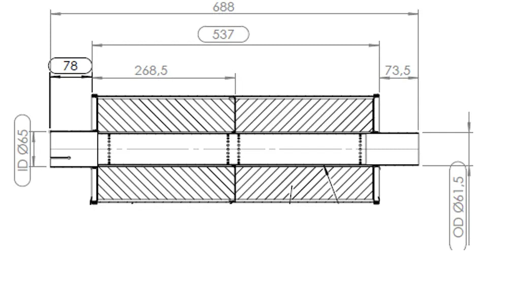 Silenziatore per Iveco - 28321