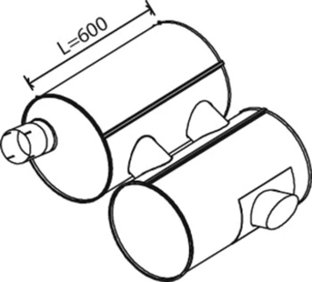 Silenziatore per Iveco - 28407