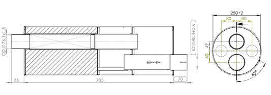 Silenziatore per Iveco - 28444