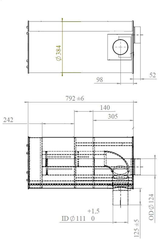 Silenziatore per Iveco - 28453