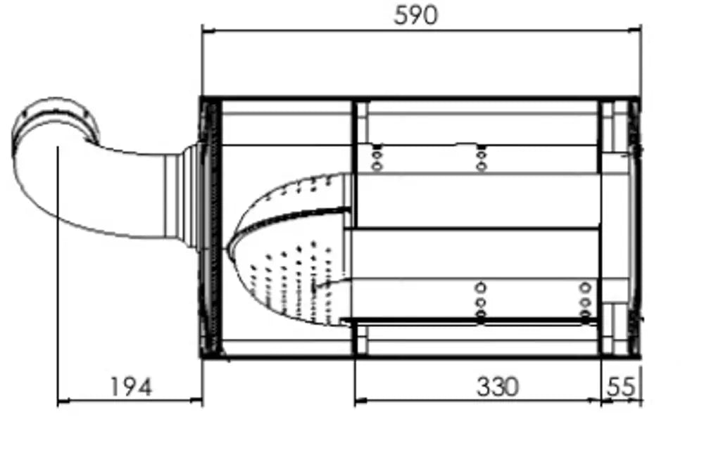 Silenziatore per Iveco - 28456