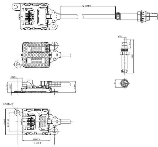 Sensore NOx per Iveco - 29036