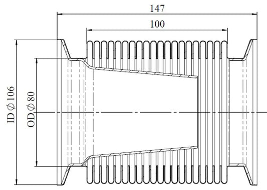 Soffietto di scarico per Iveco - 29282