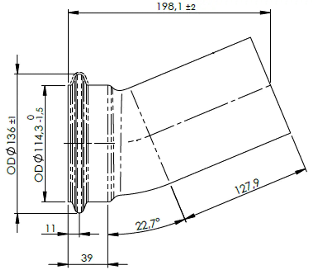 Tubo per DAF - 2AG005