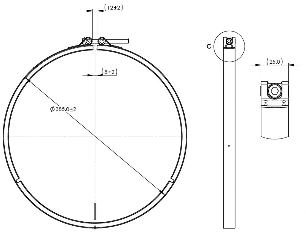 Veefit Fascetta per DAF - 2AL009