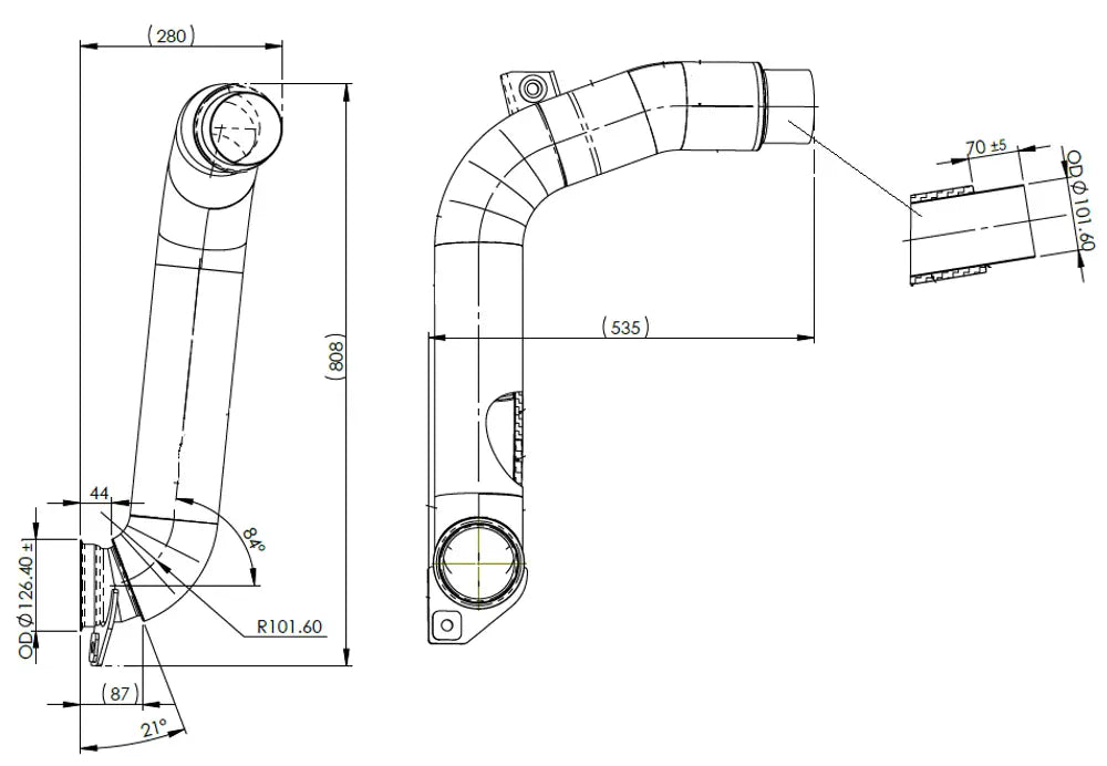 Tubo con Insulation per Iveco - 2KE013