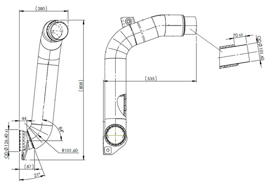 Tubo con Insulation per Iveco - 2KE013