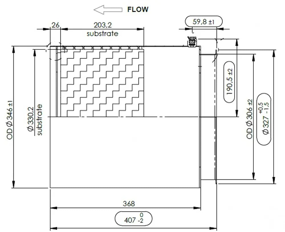 DPF ricondizionato per Iveco - 2KI016-RX