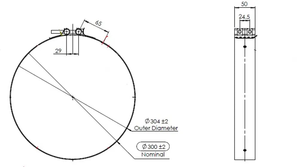 Collar Fascetta per Iveco - 2KL029