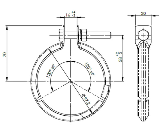 Fascetta per Iveco - 2KL037
