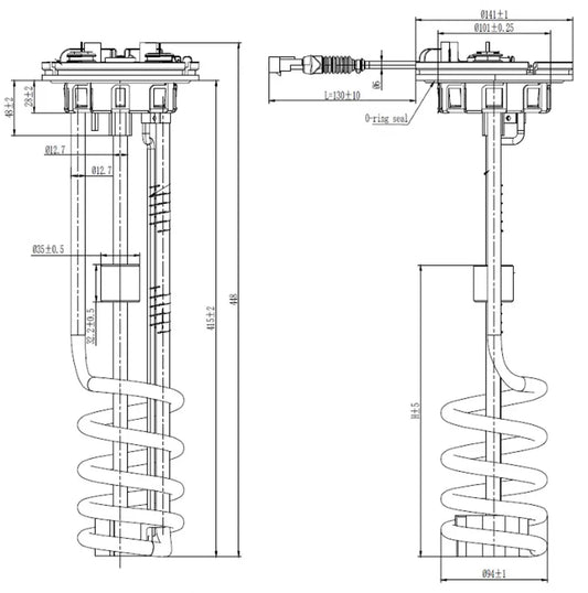 Sensore di livello AdBlue® per Iveco - 2KL070