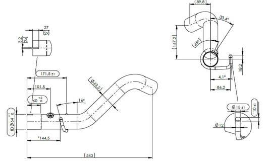 Tubo per Iveco - 2KG023