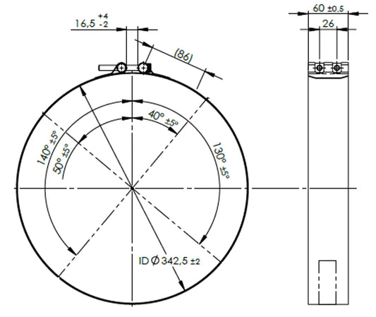 Flat Fascetta per Iveco - 2KL056
