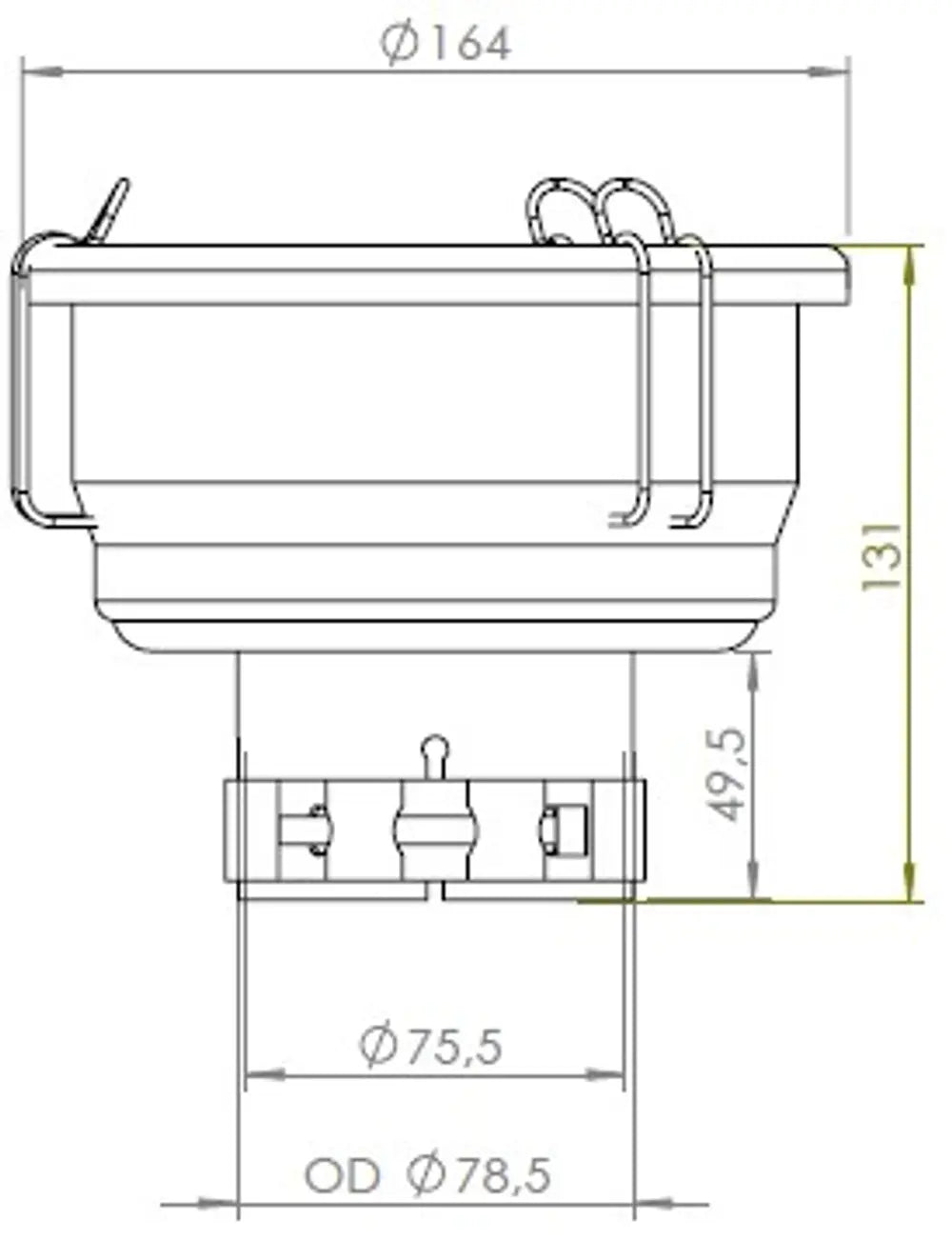 Parascintille, Tubo, Ø=75.5 - 40811