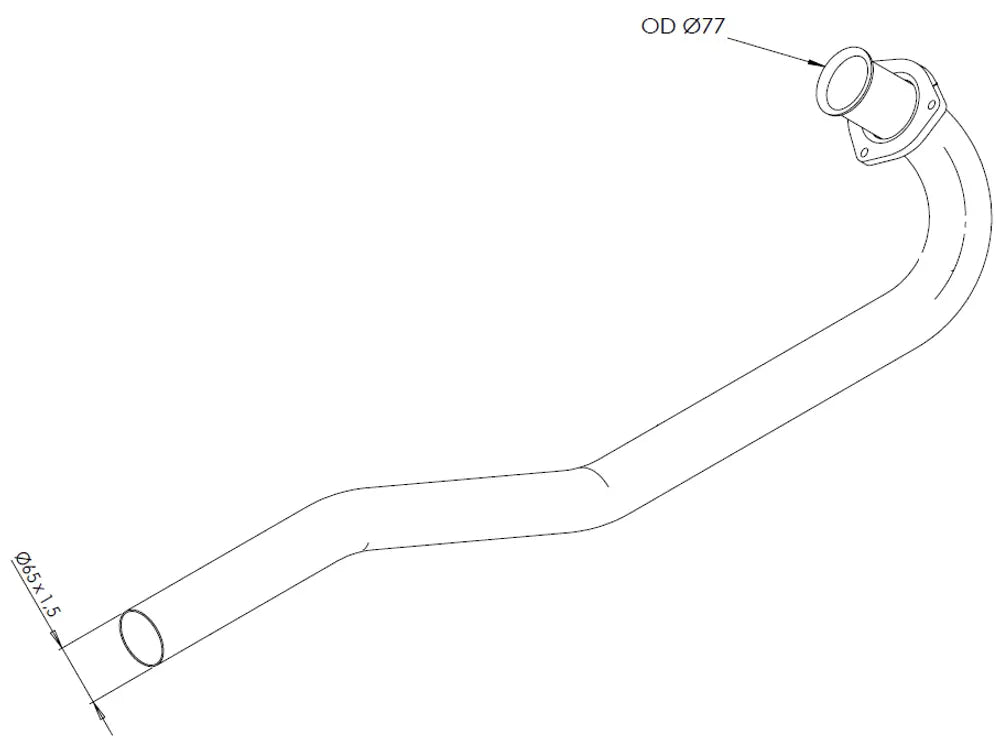 Tubo di scarico per MAN, E-line - 47263