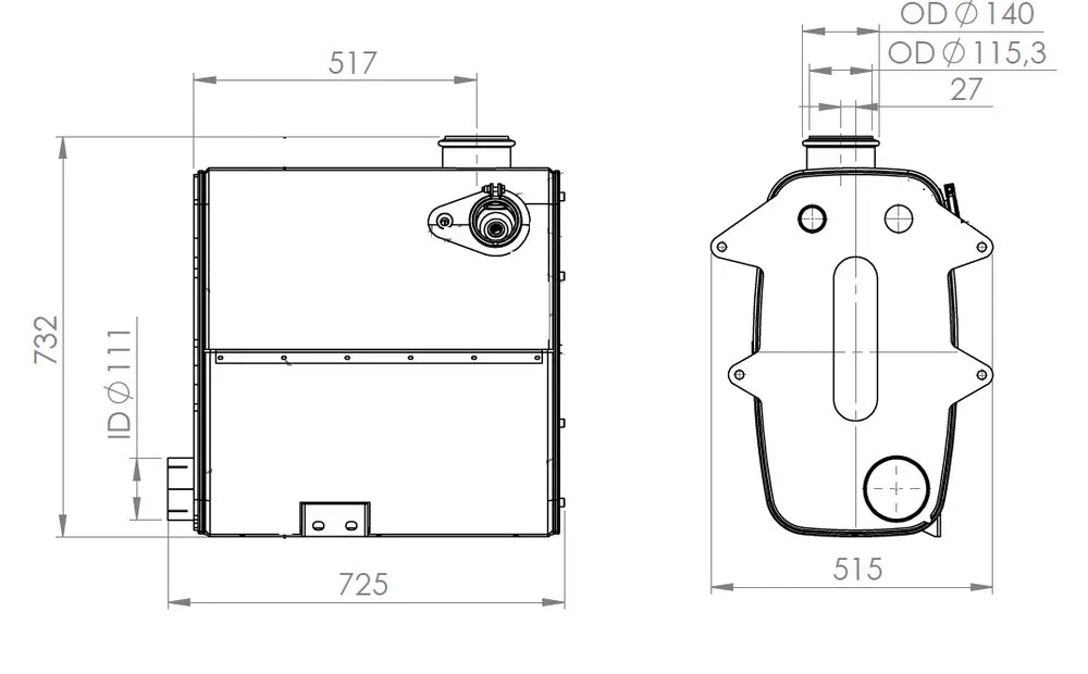 Silenziatore con SCR per MAN - 47363