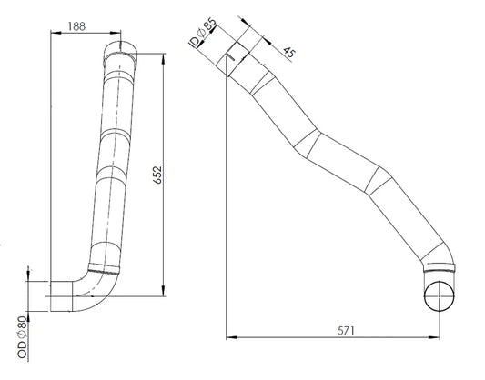 Tubo per MAN - 47509
