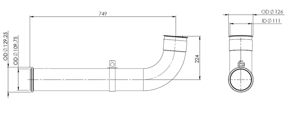 Tubo per MAN - 47543