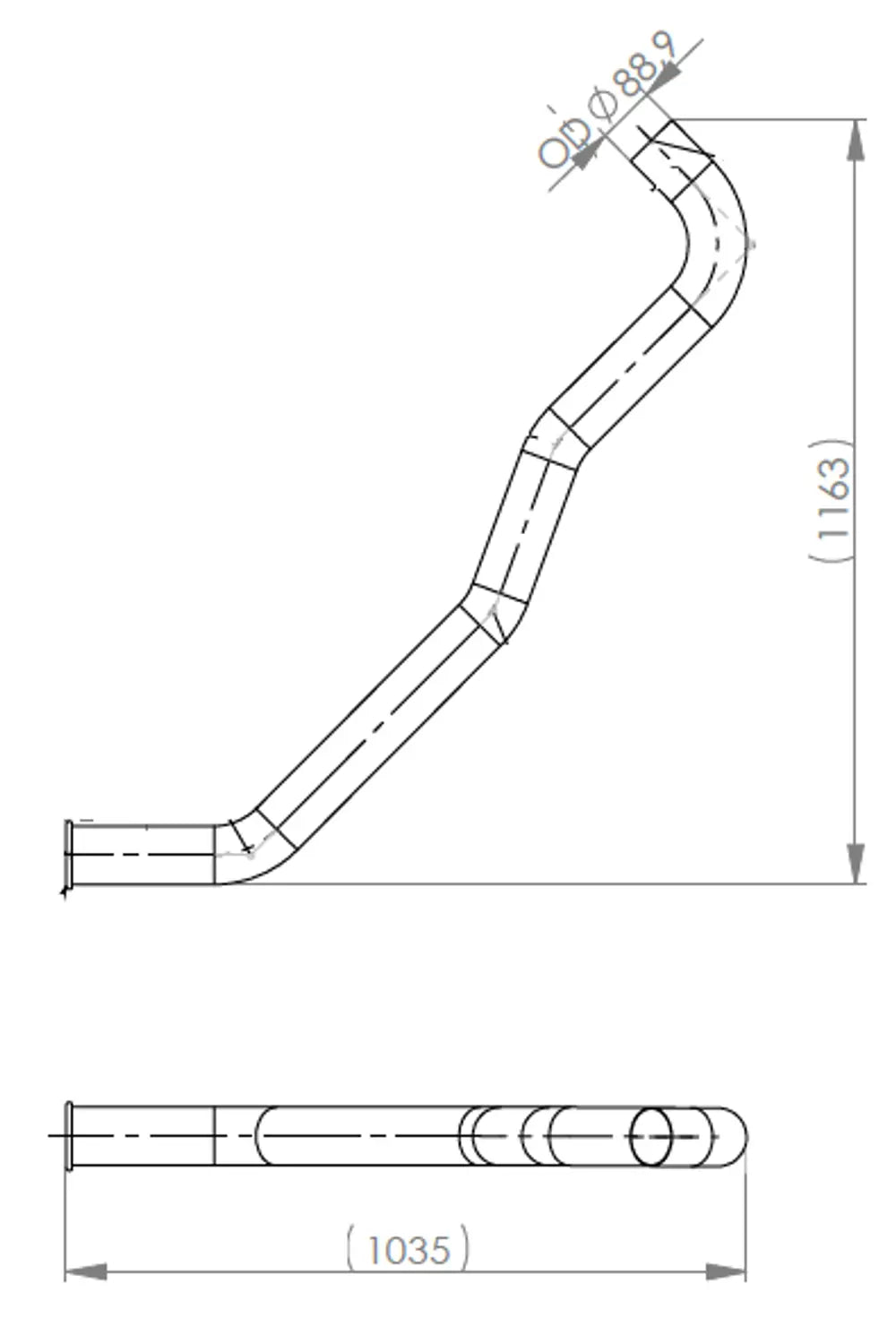 Tubo per MAN - 47600