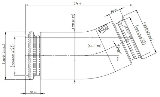 Tubo di scarico coibentato per MAN - 4IA022
