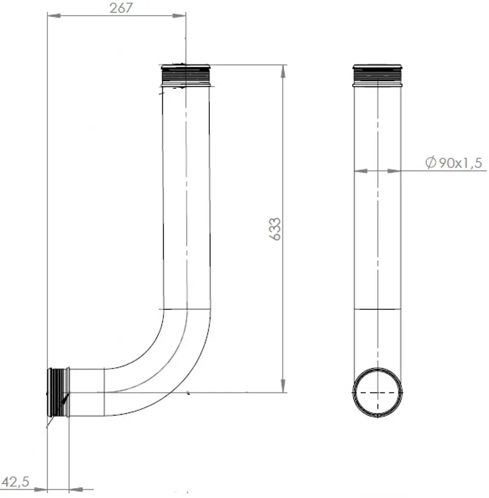 Air Tubo di raffreddamento per MAN - 4IN000