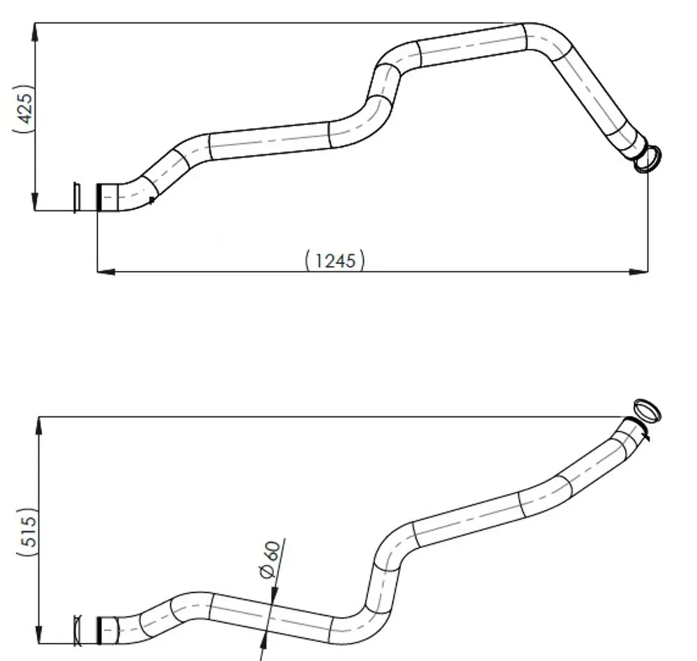 Tubo liquido di raffreddamento per MAN - 4IN002