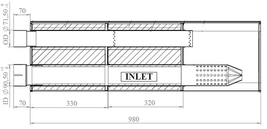 Silenziatore per Mercedes - 50356