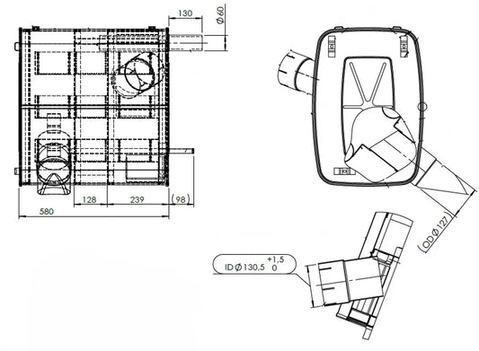 Silenziatore per Mercedes - 50450