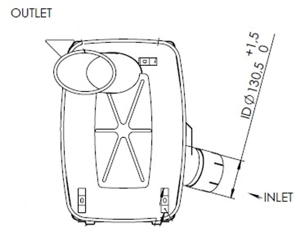 Silenziatore per Mercedes - 50454