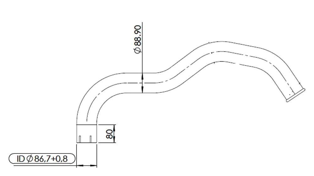Tubo per Mercedes - 50764