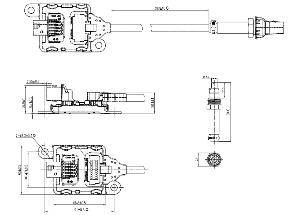Sensore NOx per Mercedes - 51015