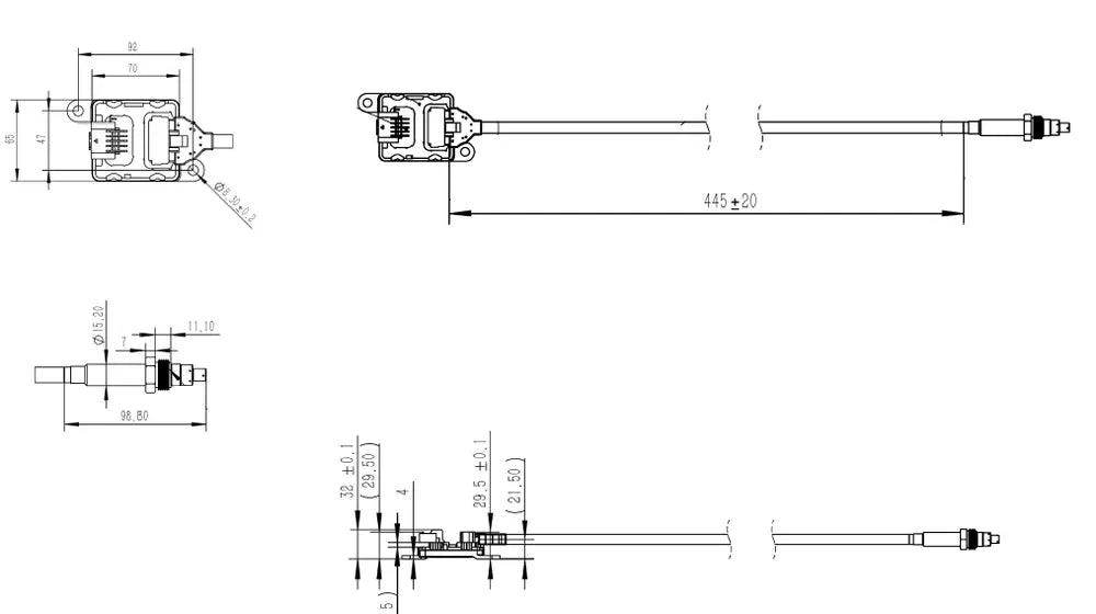 Sensore NOx per Mercedes - 51020