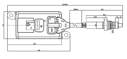 Sensore NOx per Mercedes - 51027