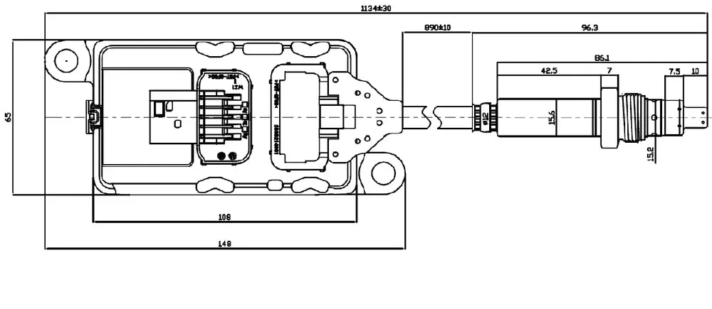 Sensore NOx per Mercedes - 51028