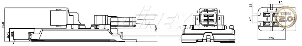Sensore NOx per Mercedes - 51029