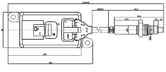 Sensore NOx per Mercedes - 51035
