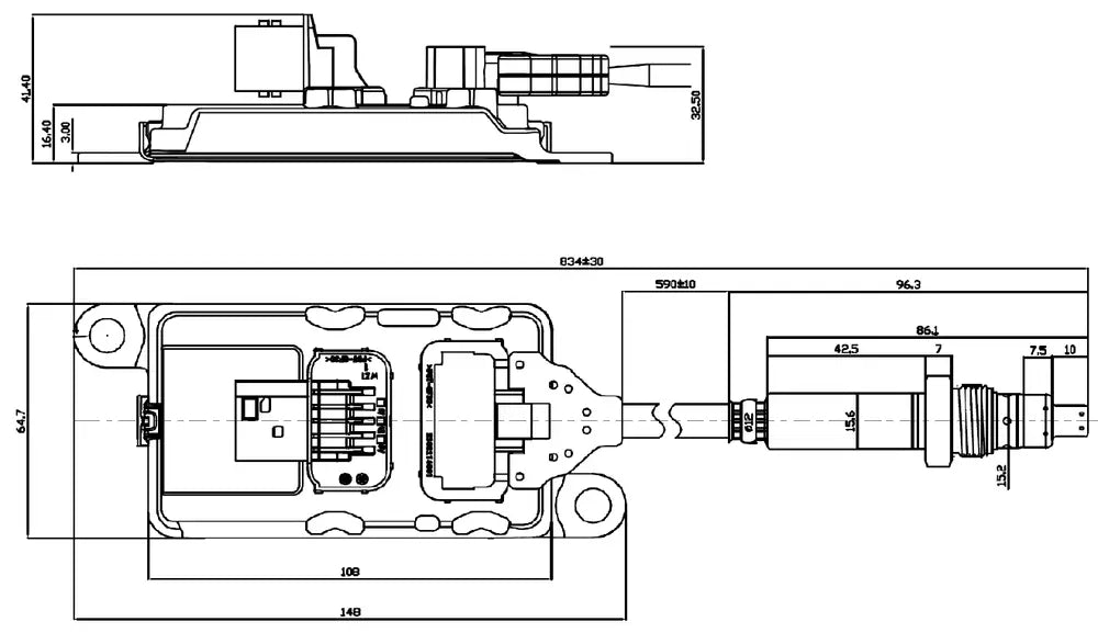 Sensore NOx per Mercedes - 51036