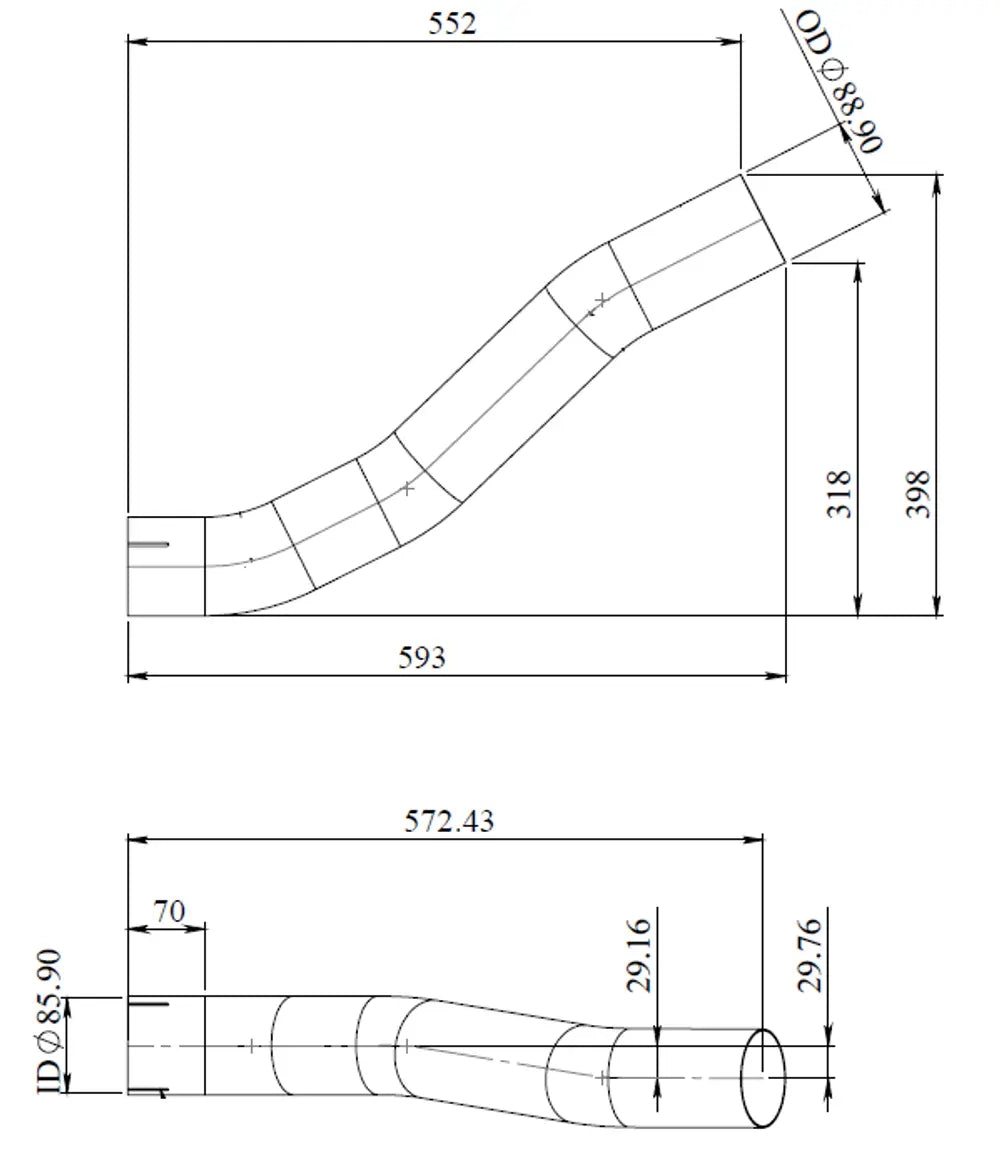Tubo per Mercedes - 51298