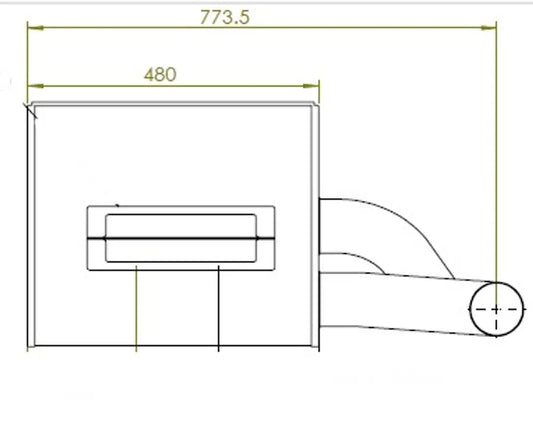 Silenziatore per Mercedes, E-line - 51354